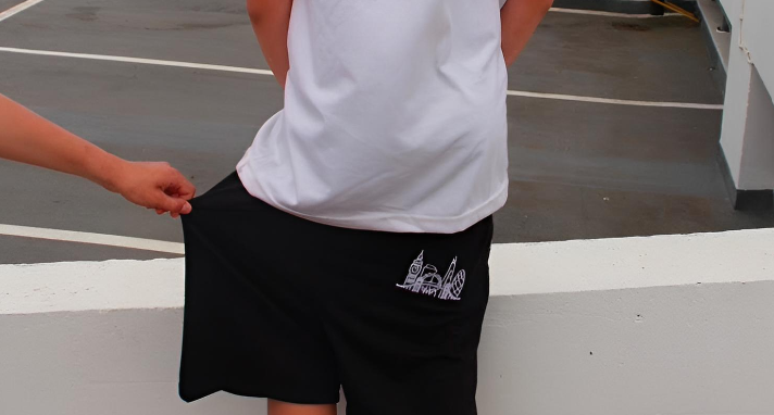 S1 black shorts